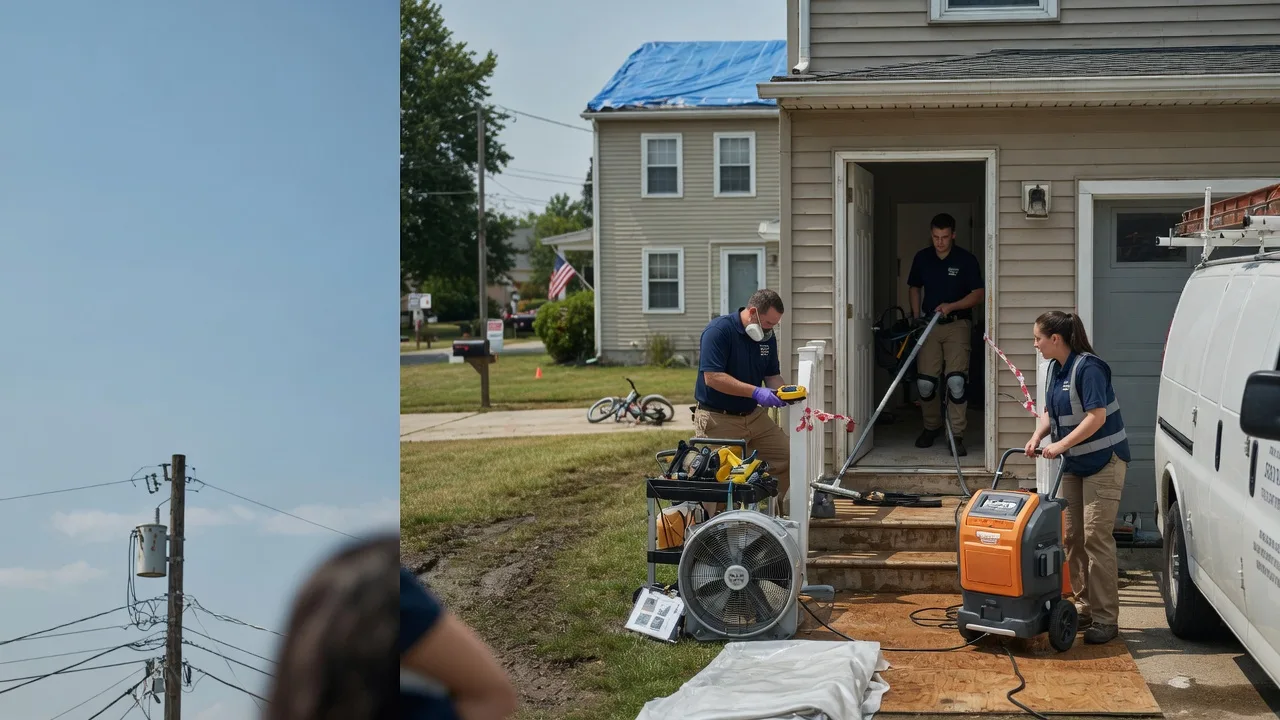 Water Damage Repair in Hubertus, WI near me